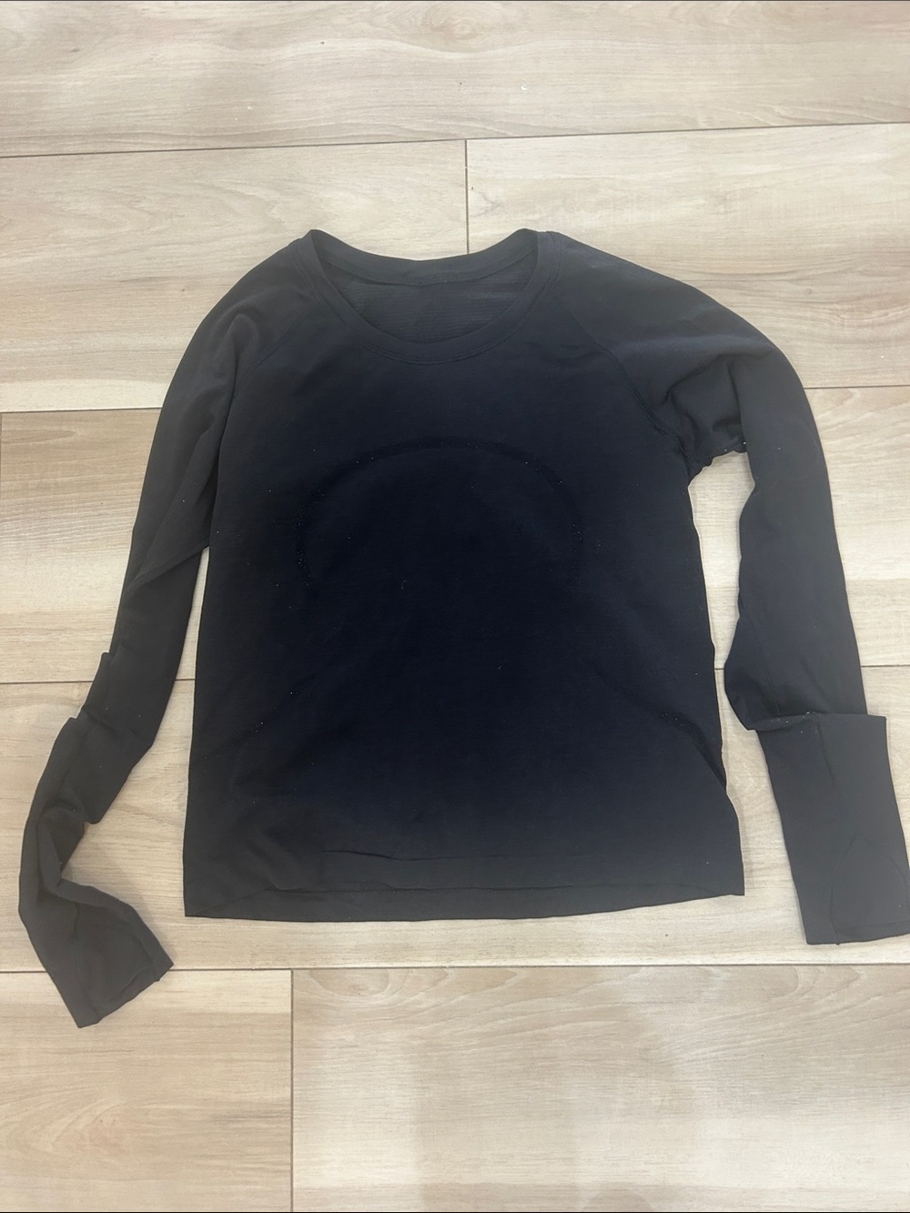 lululemon athletica Black Long-Sleeve swiftly Crew Top